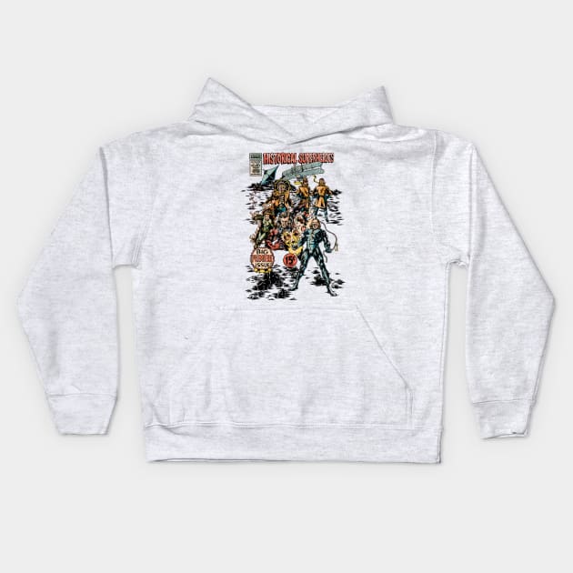 Historical Superheroes Kids Hoodie by Made With Awesome